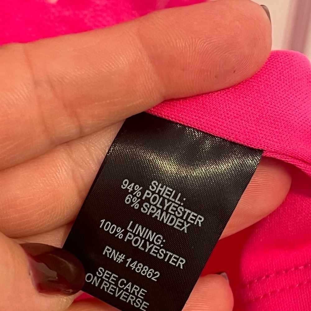 TORRID HOT PINK SEQUIN DRESS SIZE 16 NWOT - Picture 5 of 5